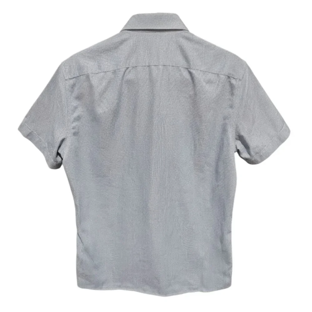 BANANA REPUBLIC Non-Iron Tailored Slim Fit Button Down Short Sleeve Size Med